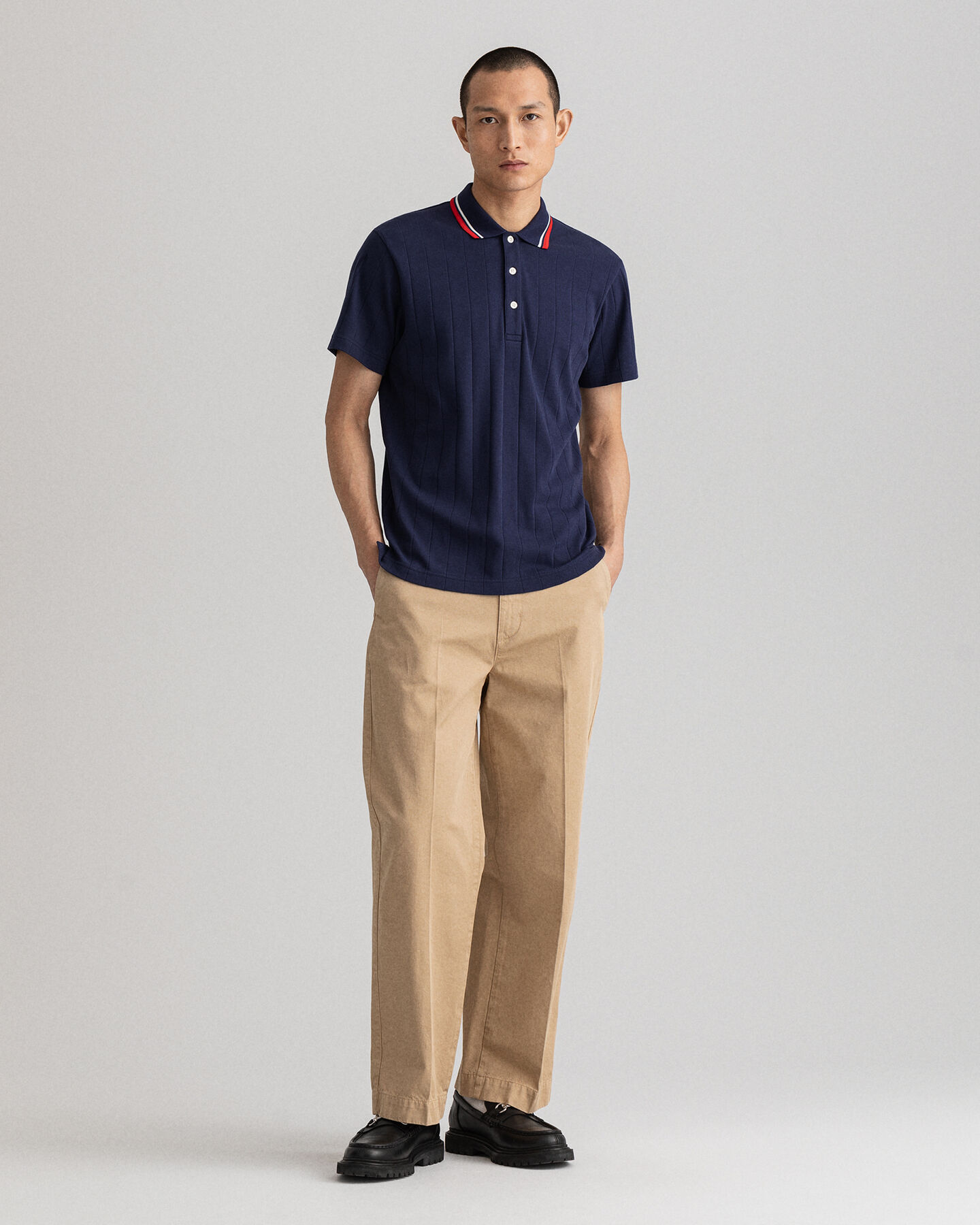 Drop Needle Rugger met korte mouwen