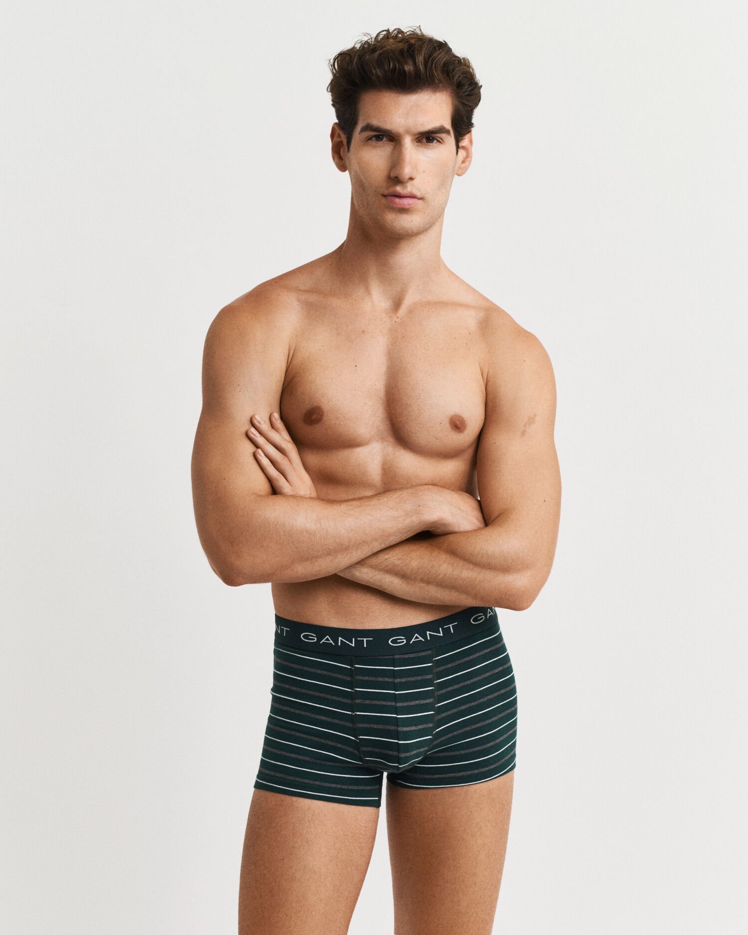 Set van drie gestreepte boxershorts in cadeauverpakking