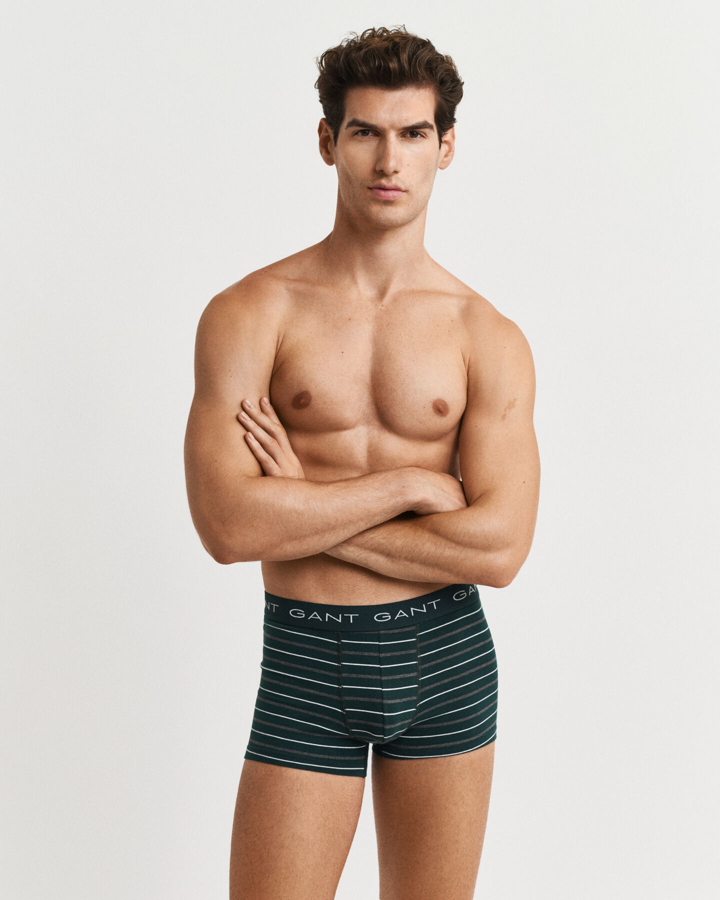 Set van drie gestreepte boxershorts in cadeauverpakking