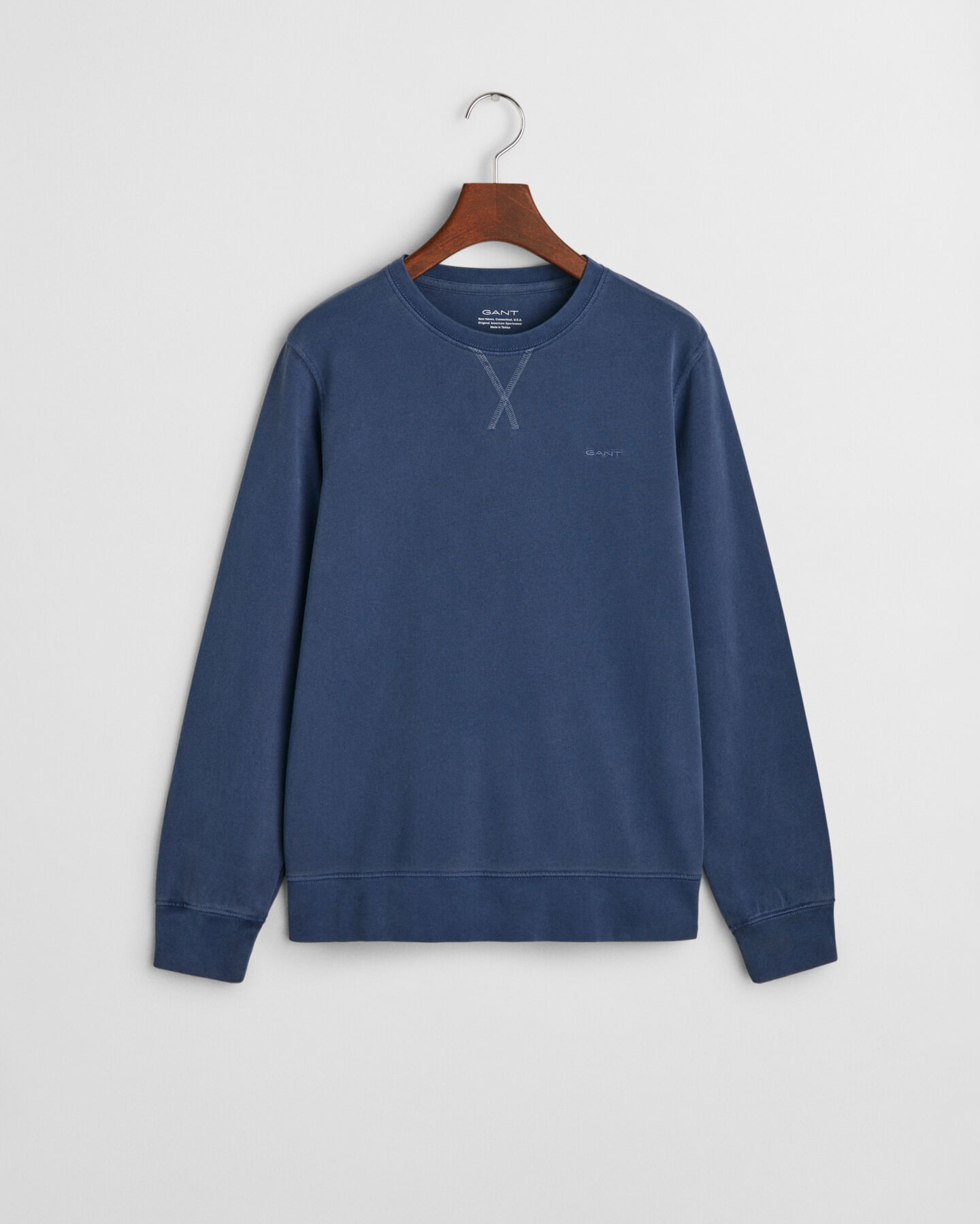 Sunfaded sweatshirt met ronde hals