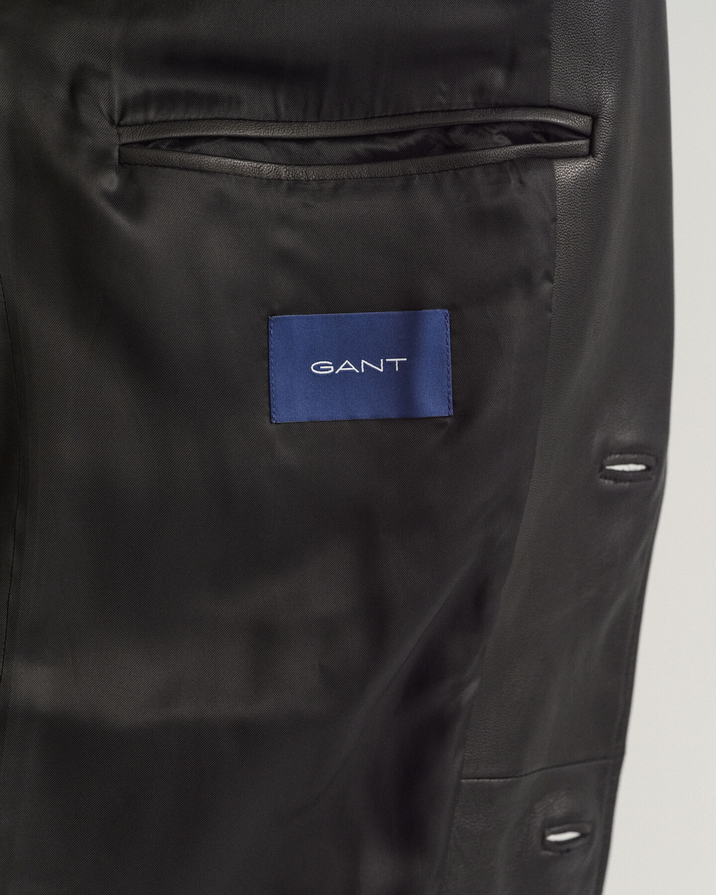 Oversized leren blazer