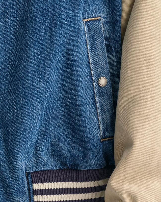 Denim GANT Varsity Jacket