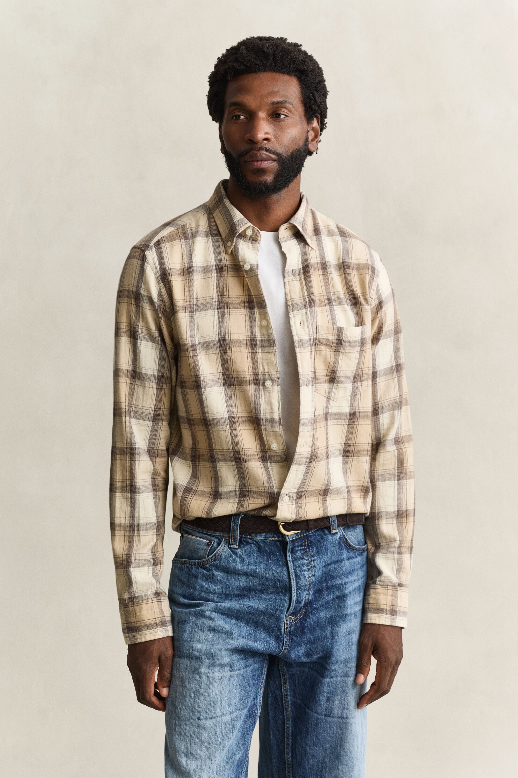 Geruit overhemd van Windblown-flanel