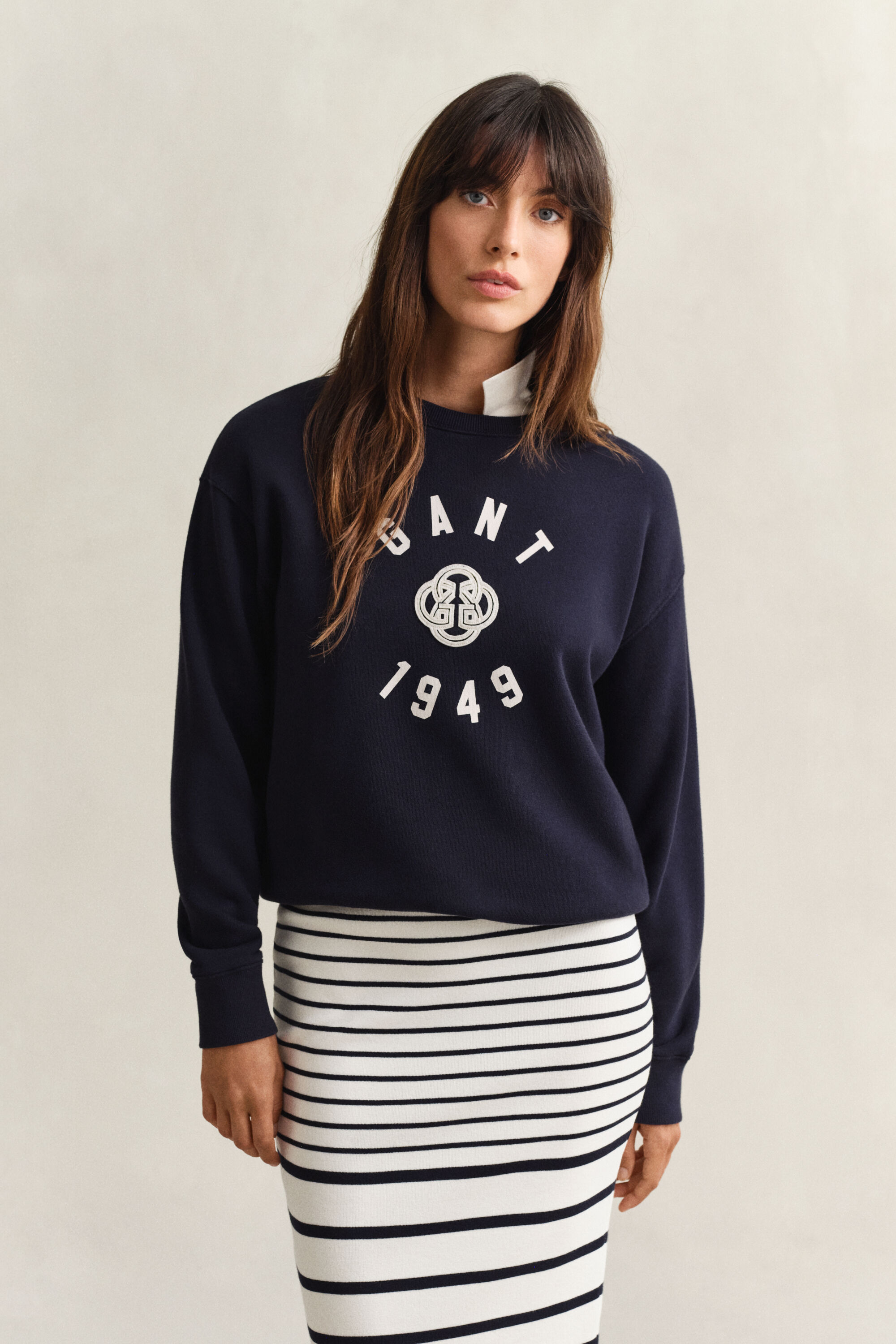 Graphic sweatshirt met ronde hals