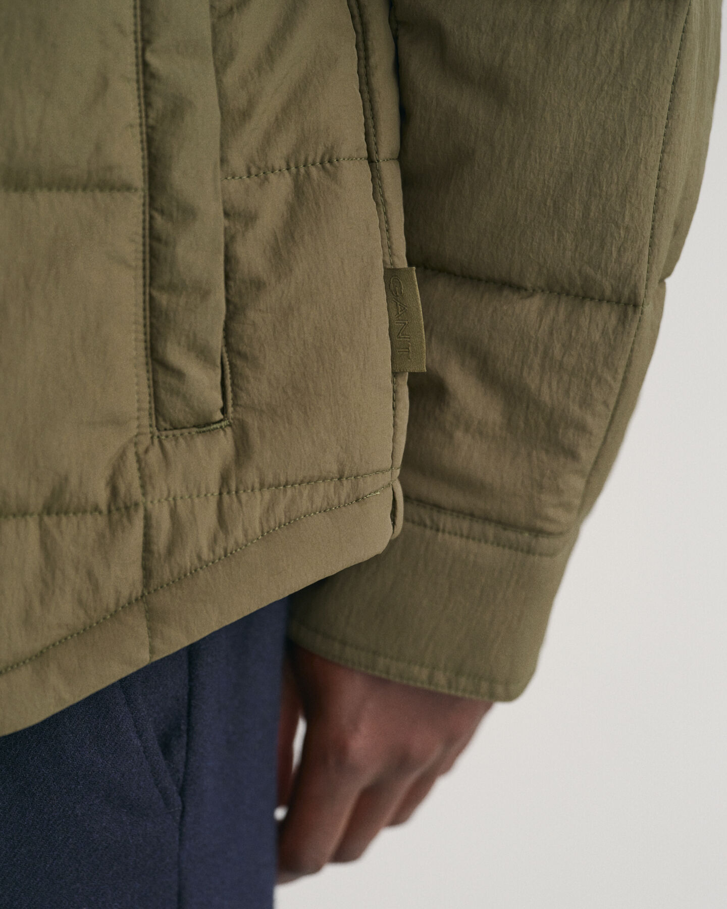 Gewatteerd overhemdjack