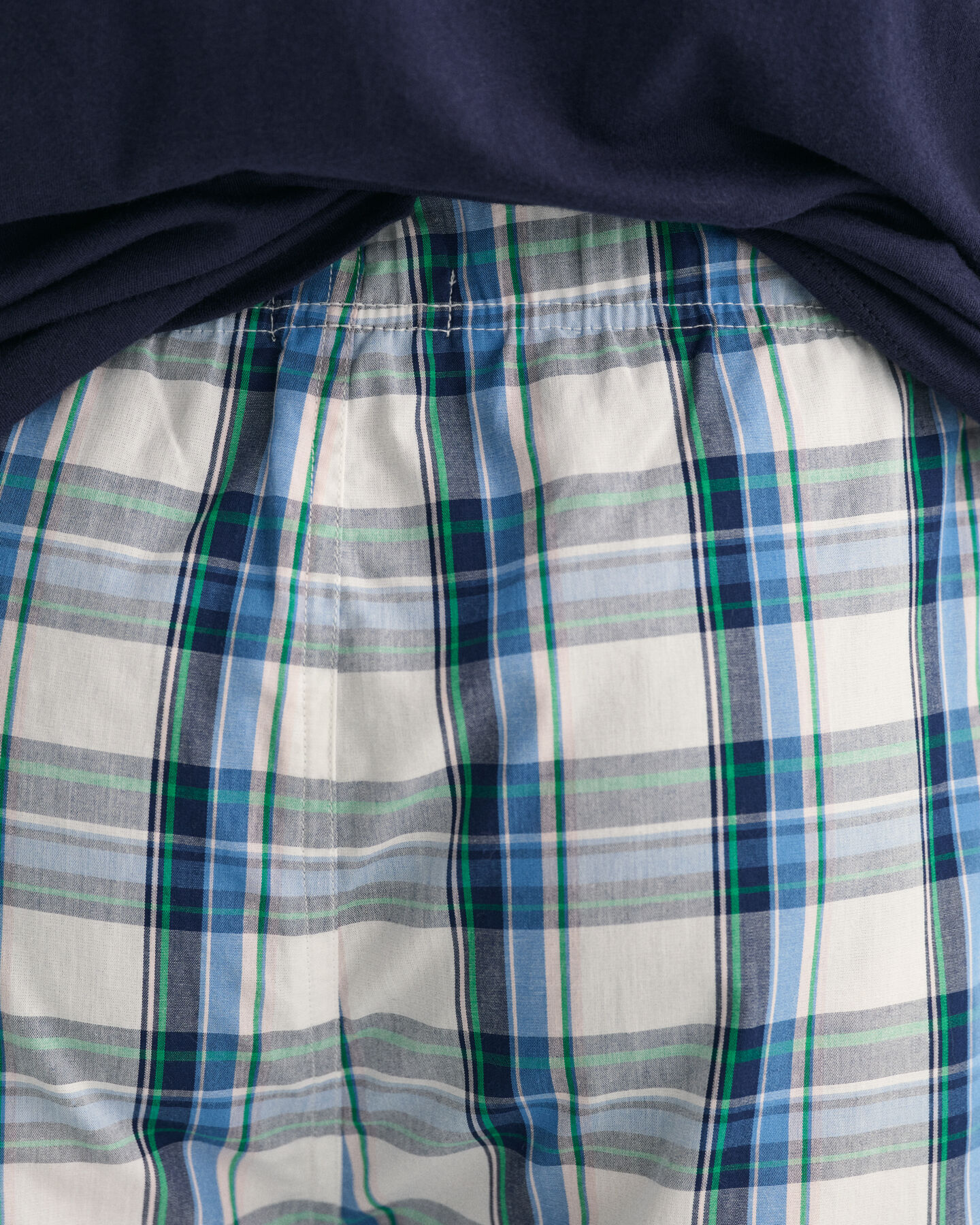 Pyjamashort met ruiten