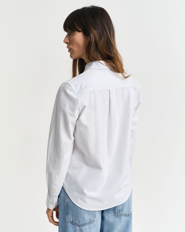 Regular Fit Classic Oxford-overhemd met strepen