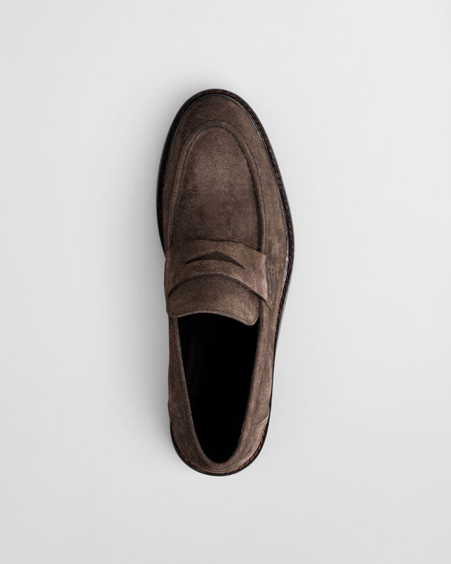 Lozham su&egrave;de loafers