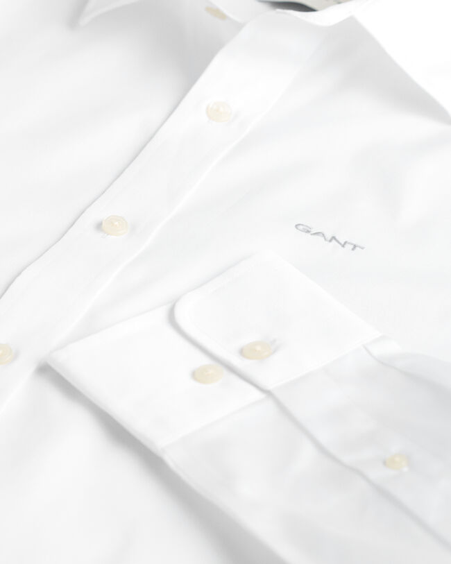 Slim Fit satijnen overhemd