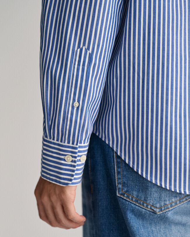 Relaxed Fit Dragon Crest poplin overhemd