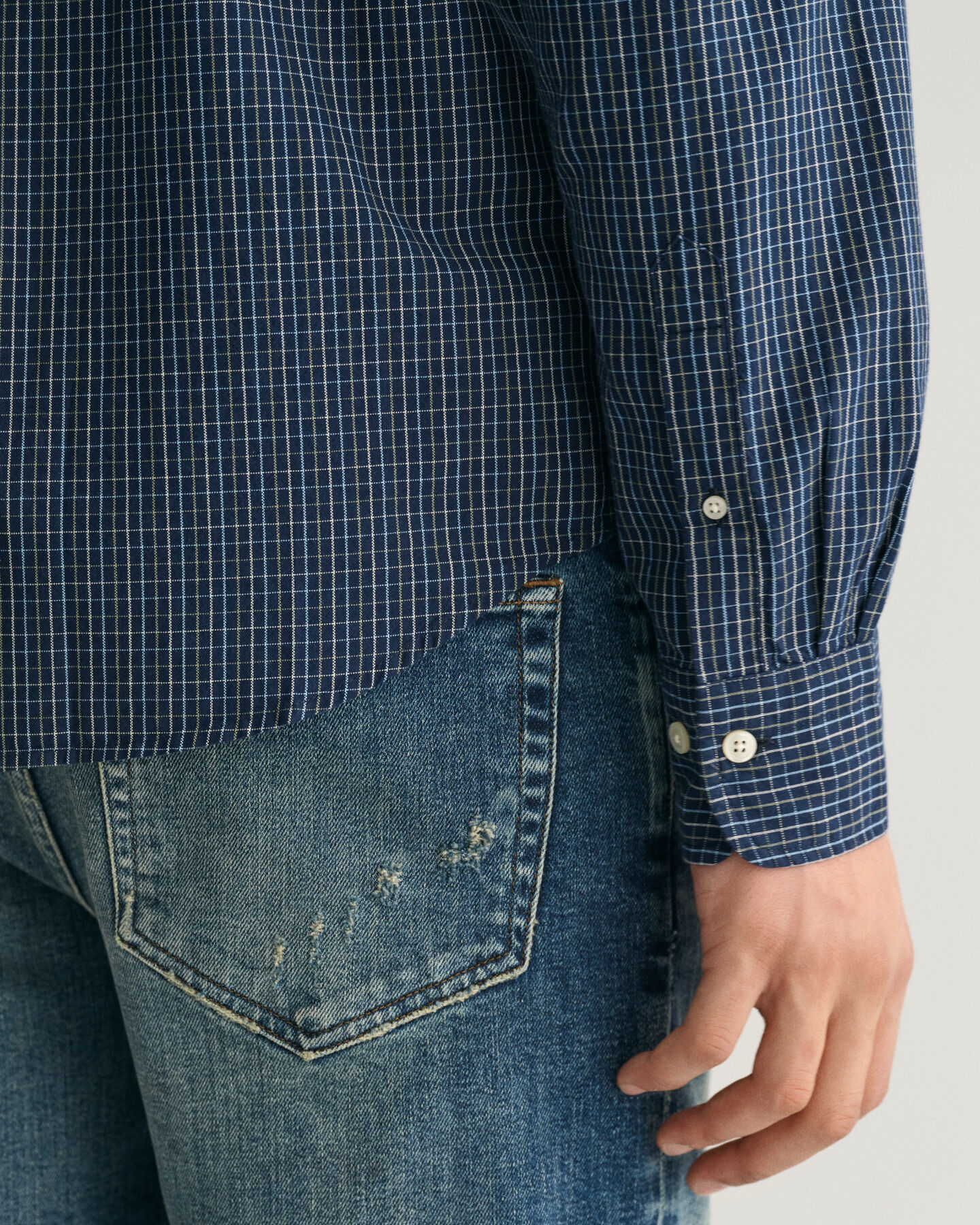 Regular Fit Tattersall Archive Oxford-overhemd