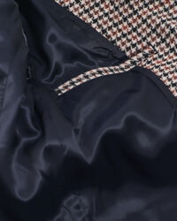 Regular fit blazer met pied-de-poule