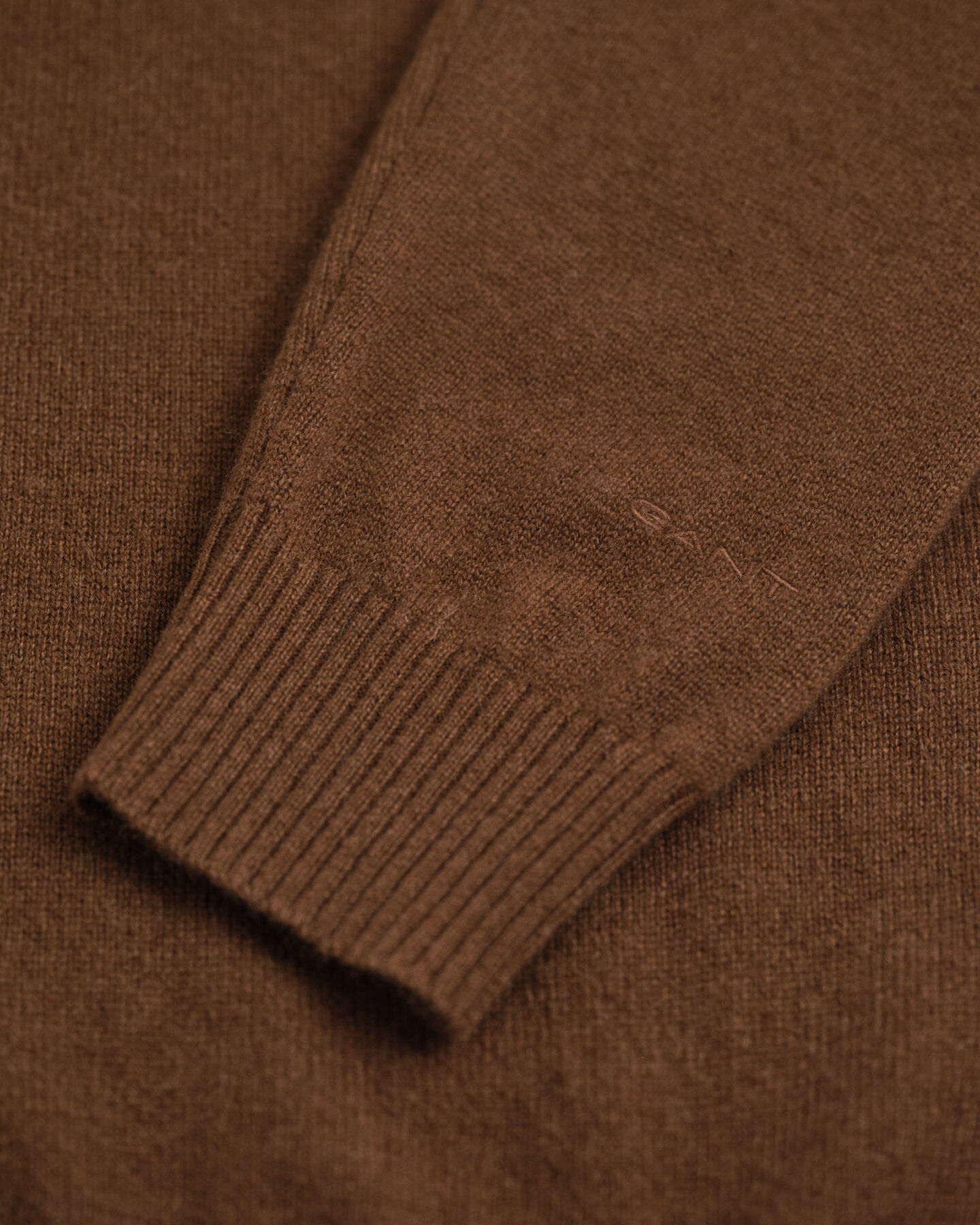 Kasjmier trui met korte rits