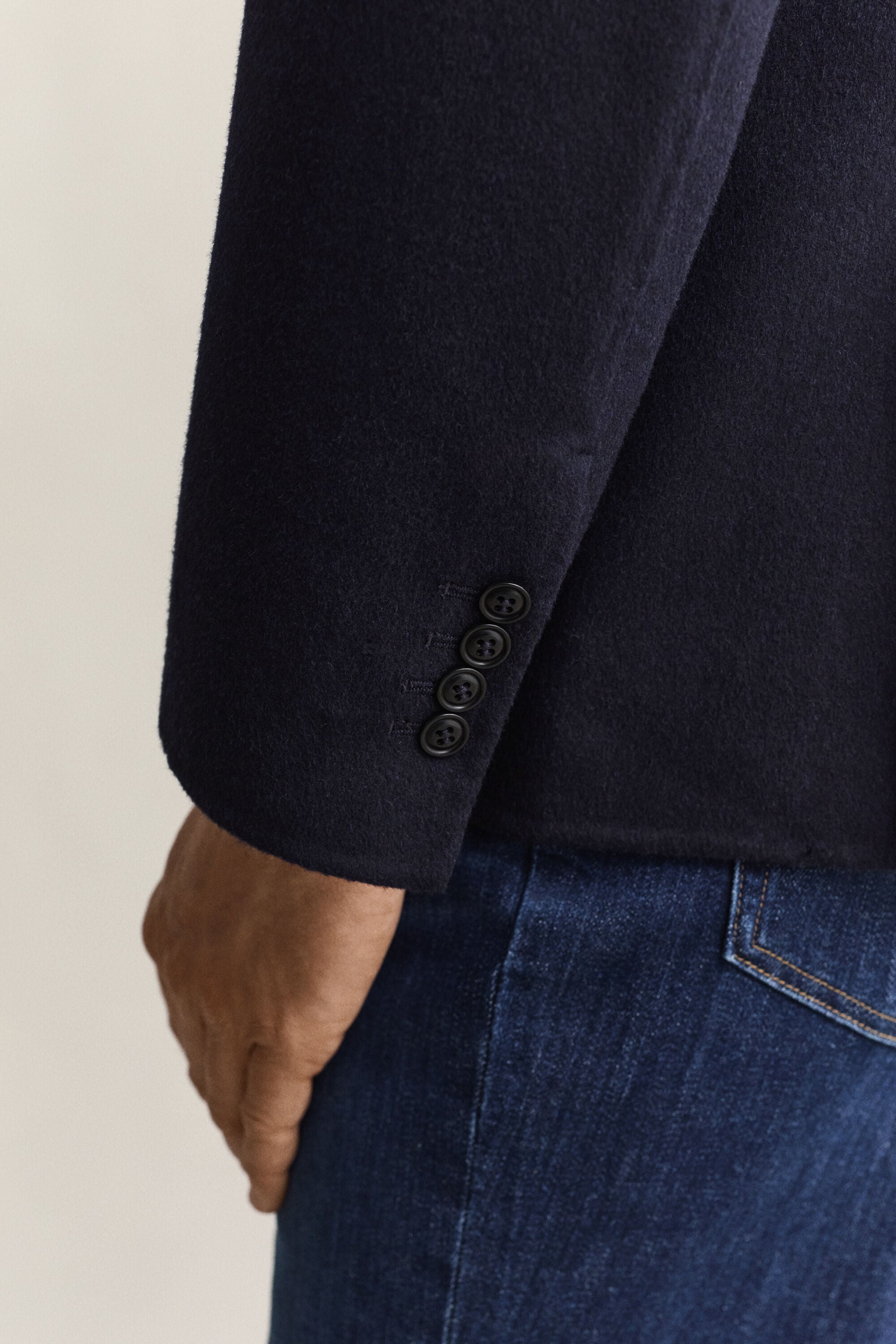 Handgestikte blazer