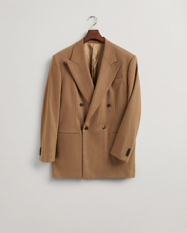 Oversized flanellen kostuumblazer