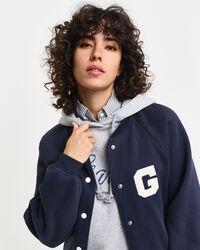 G Badge Varsity Jacket van jersey