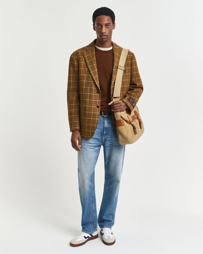 Trui met ronde hals van buitengewoon zachte lamswol