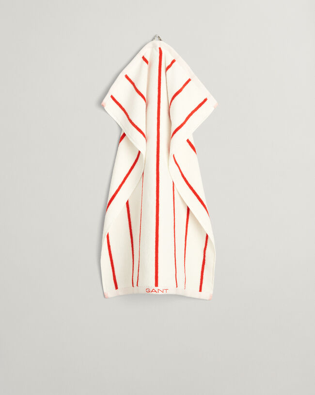 Gestreepte handdoek 50x70 cm