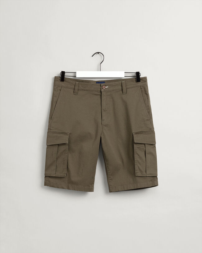 Relaxed Fit cargoshort van keperstof