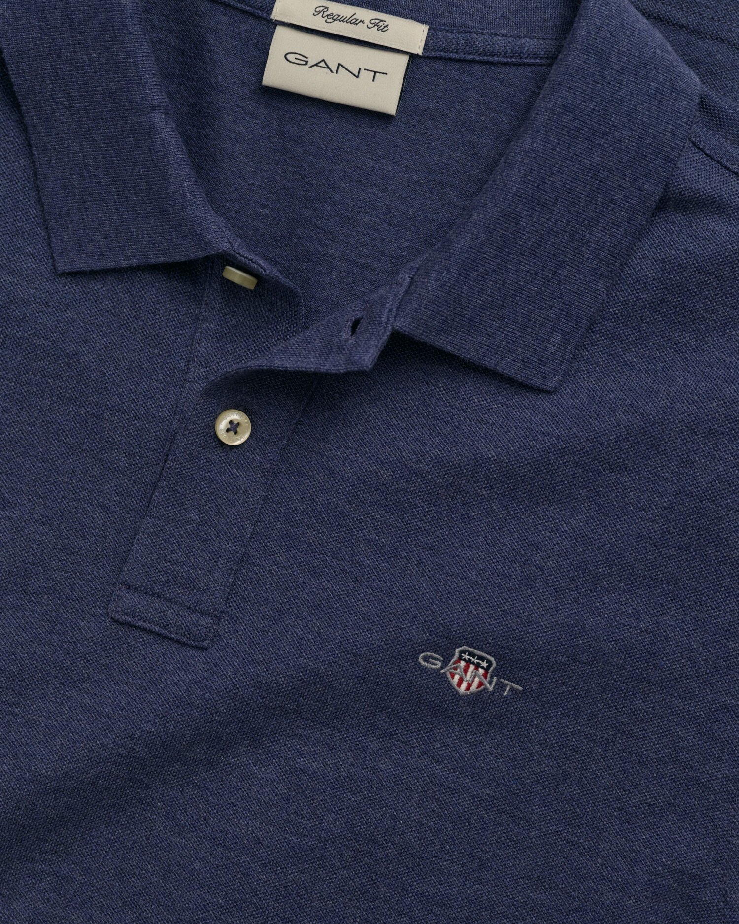 Regular Fit Shield piqué poloshirt