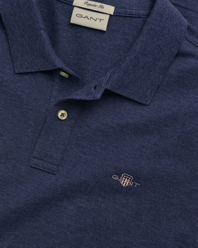 Regular Fit Shield piqué poloshirt