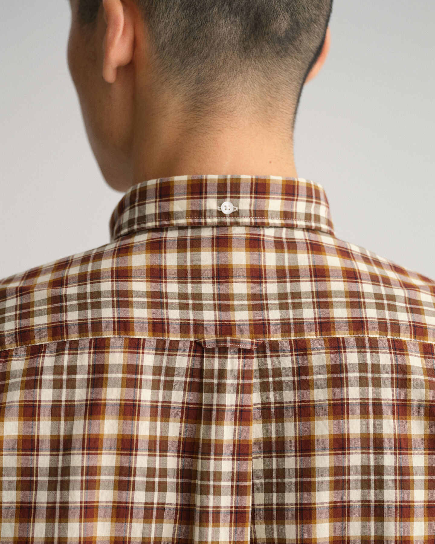 Regular Fit overhemd van poplin met Schotse ruit