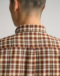 Regular Fit overhemd van poplin met Schotse ruit