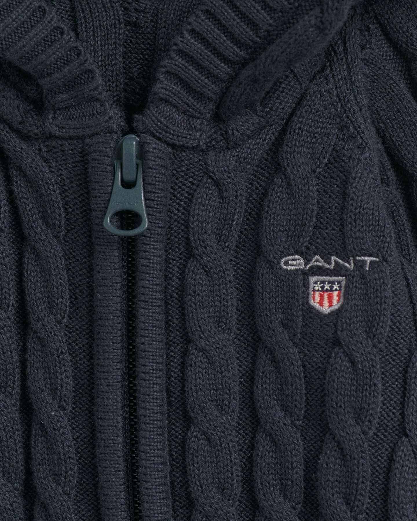 Baby overall van katoen met kabels en rits