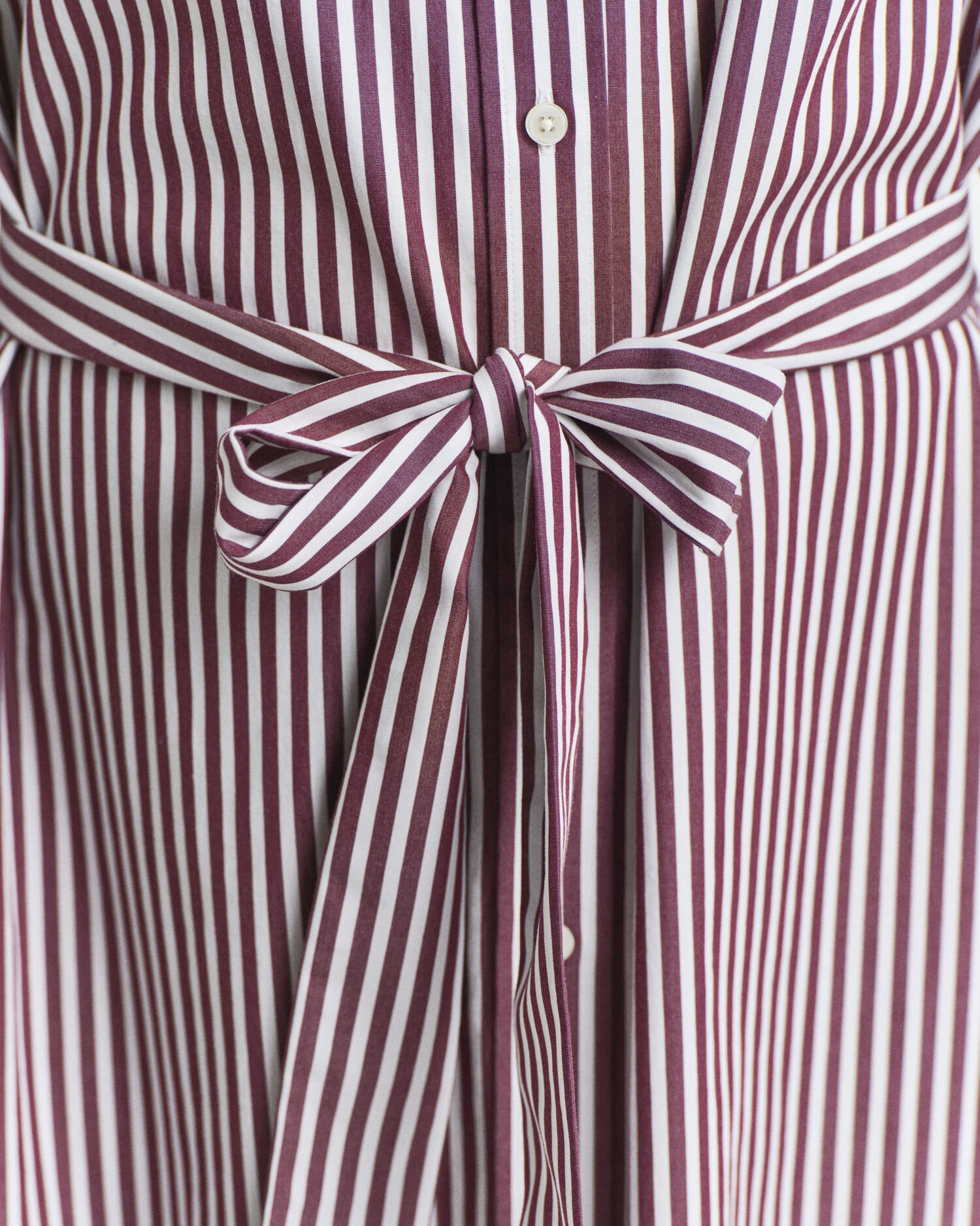 Classic poplin overhemdjurk met ceintuur