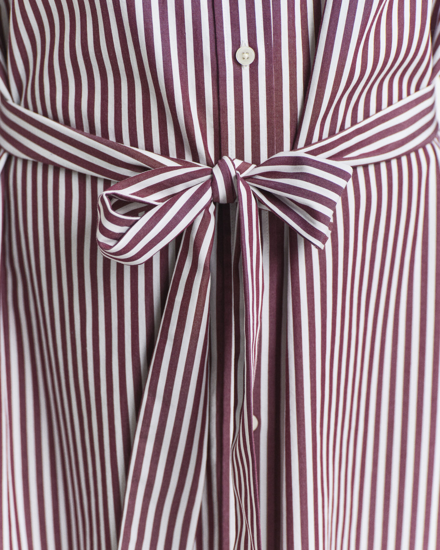 Classic poplin overhemdjurk met ceintuur