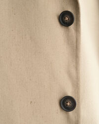 Kostuumblazer van katoen en linnen