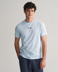 Contrast T-shirt met klein GANT-logo
