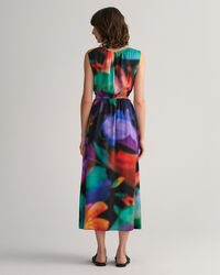 Mouwloze jurk met bloemenprint