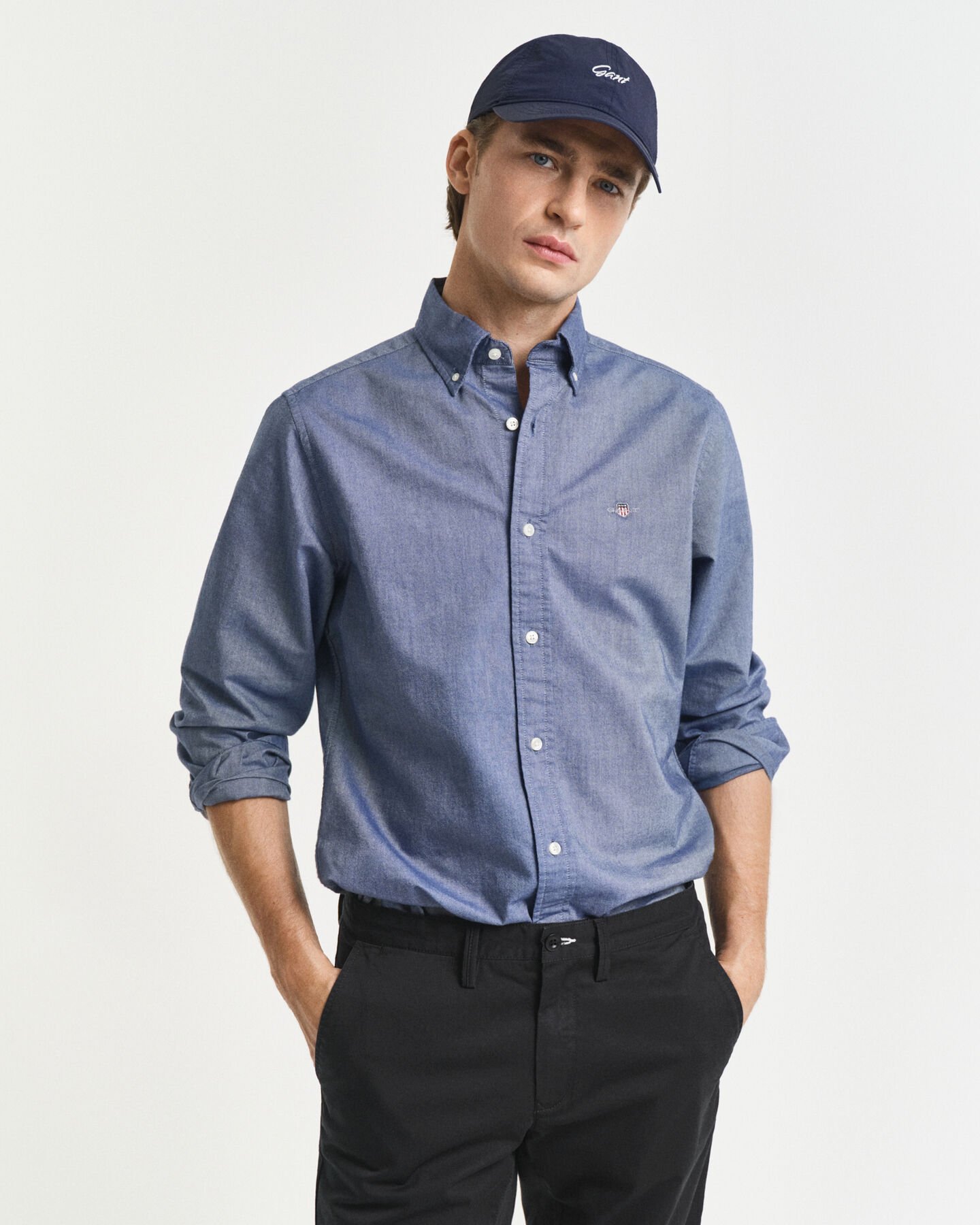 Slim Fit klassiek Oxford-overhemd