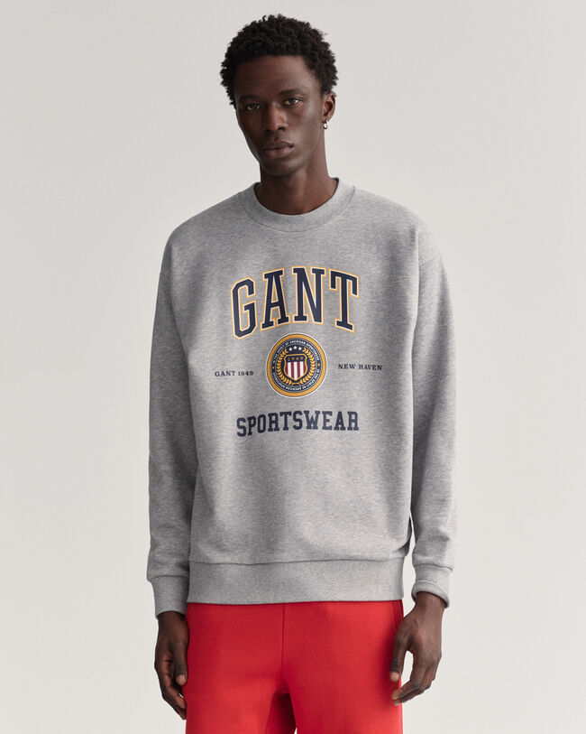 Crest Shield sweatshirt met ronde hals