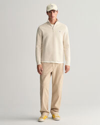 Milano Knit katoenen trui met korte rits