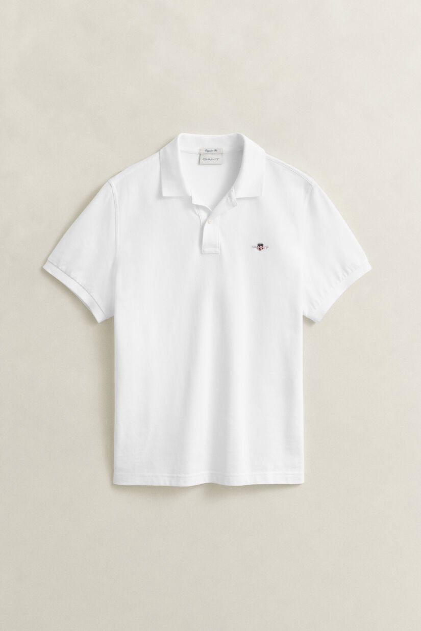 Regular Fit Shield piqu&eacute; poloshirt