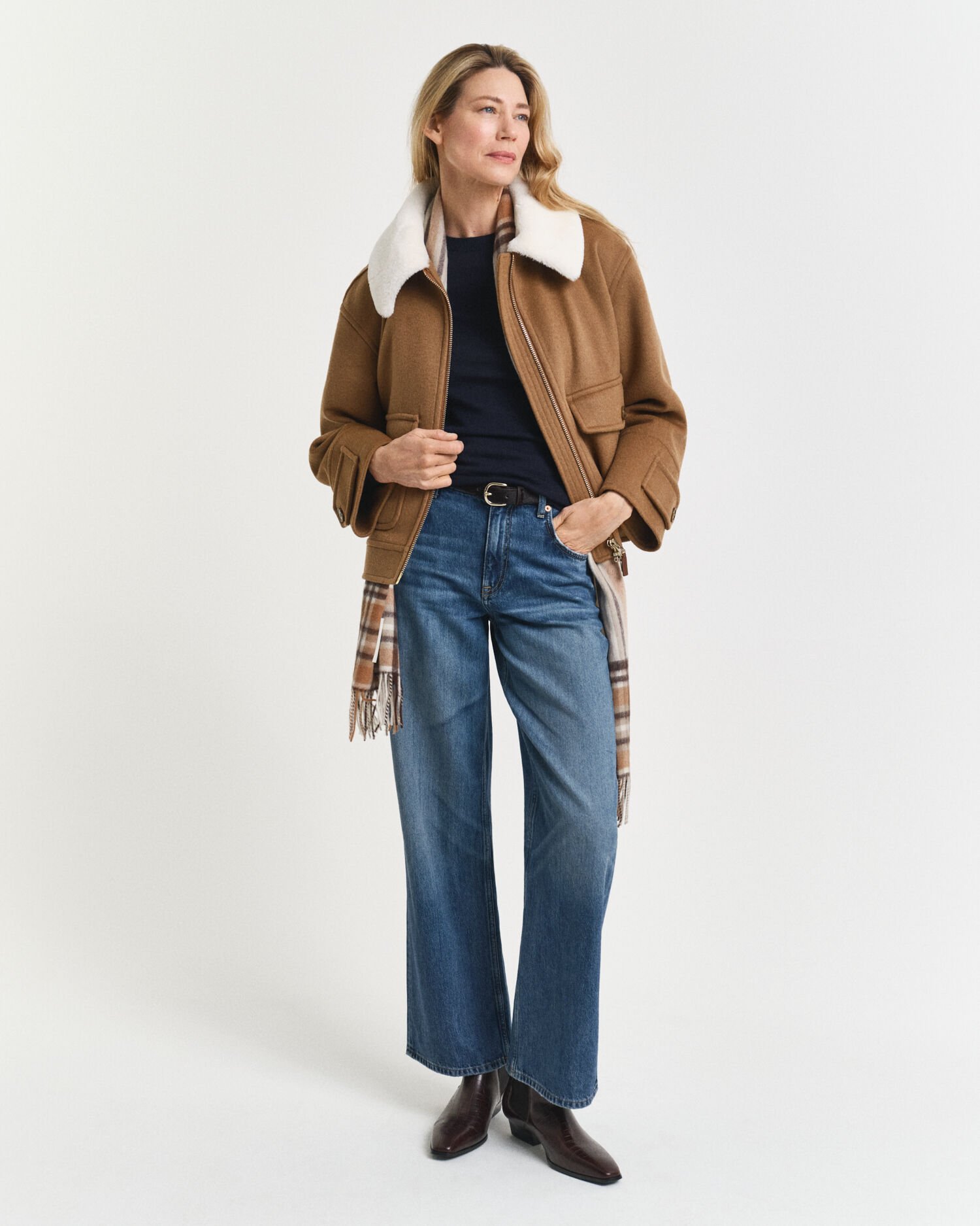 Trui met ronde hals van extra fijne merinoswol