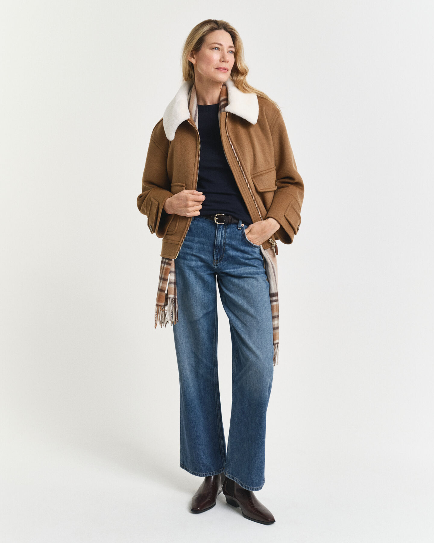 Trui met ronde hals van extra fijne merinoswol