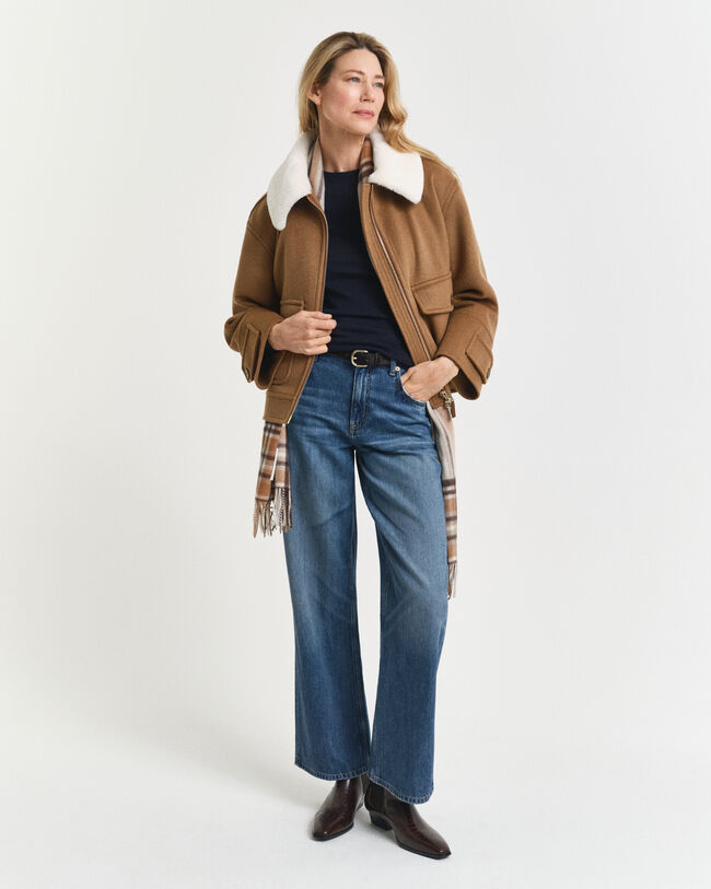 Trui met ronde hals van extra fijne merinoswol