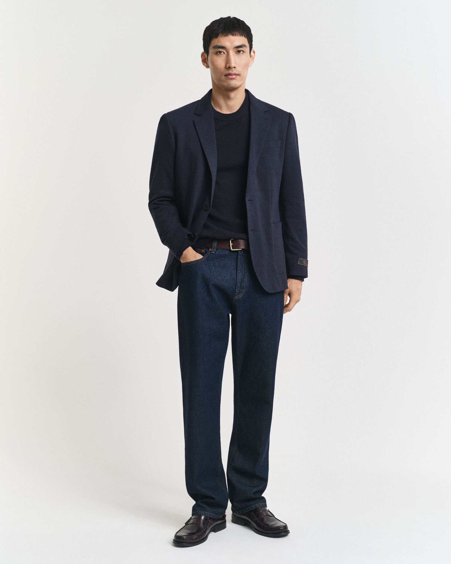 Kasjmier trui met ronde hals