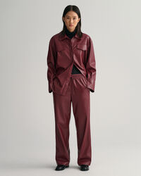 Relaxed Fit Pull-On broek van kunstleer