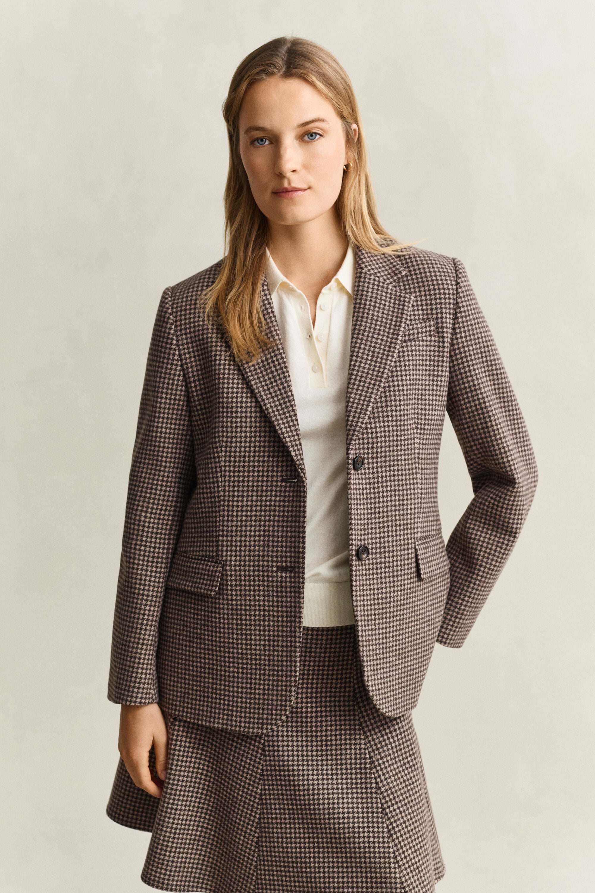 Blazer met pied-de-poule