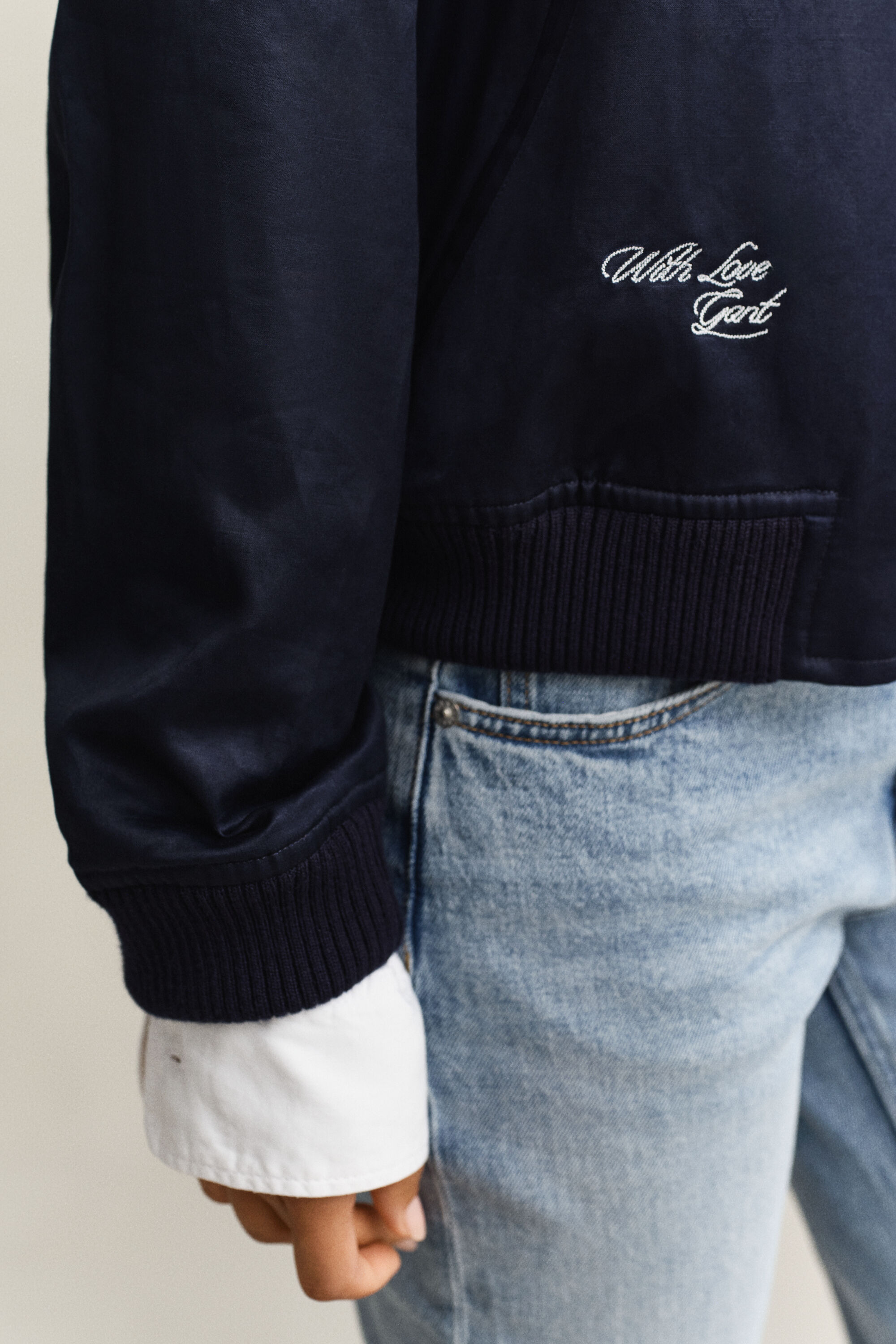 Satijnen Varsity Jacket