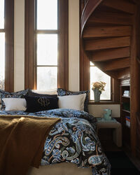 Painted Paisley eenpersoonsdekbedovertrek