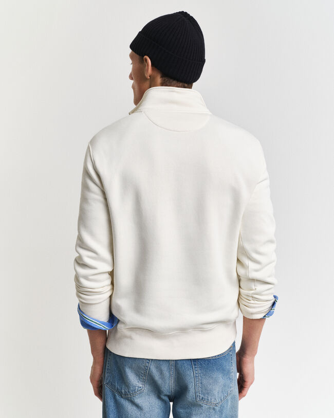 GANT 49 Arch Graphic sweatshirt met korte rits