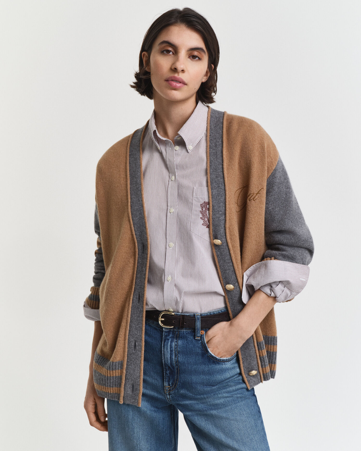 GANT Varsity vest met V-hals