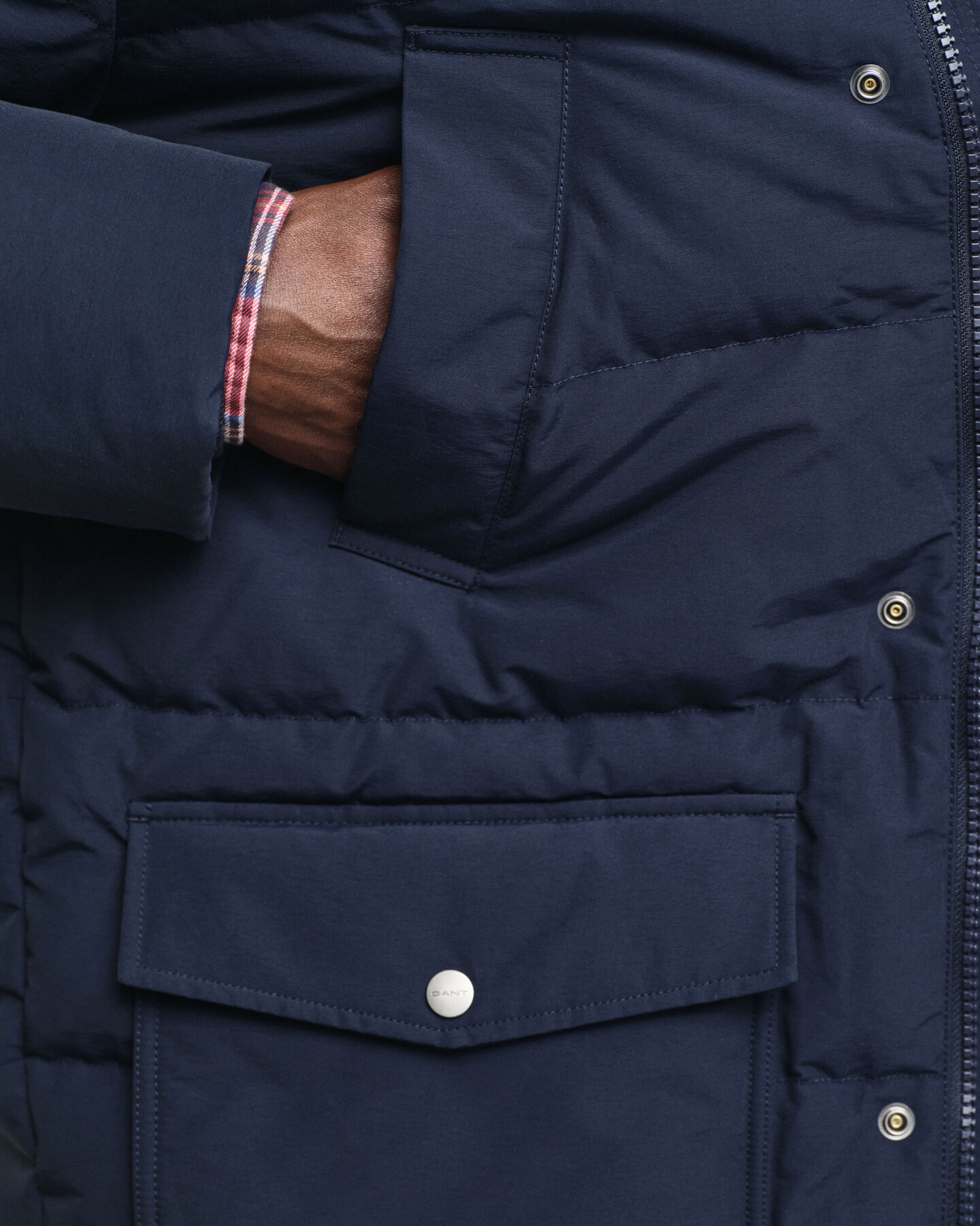 Halflang zwaar donsjack