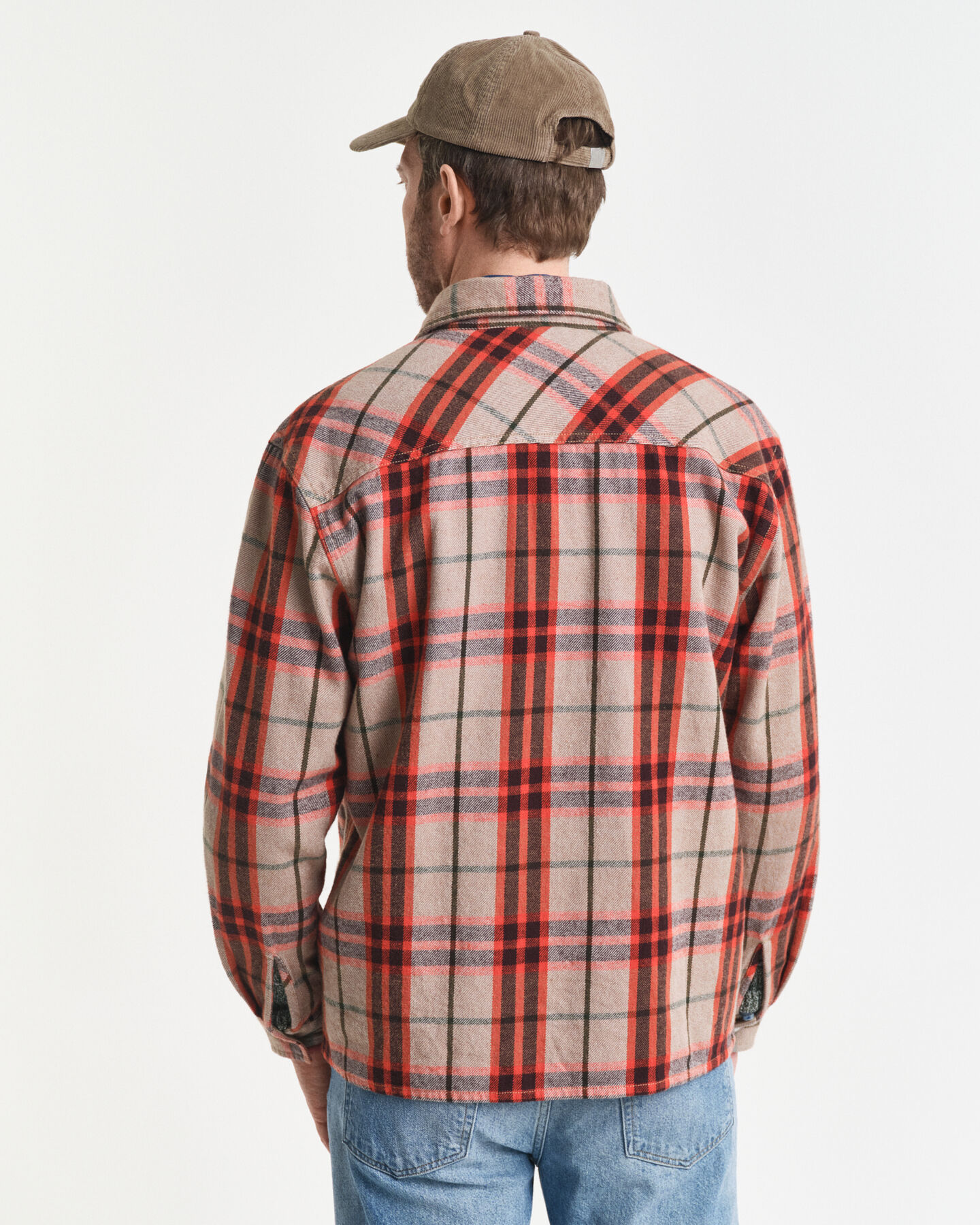 Relaxed Fit geruit overshirt