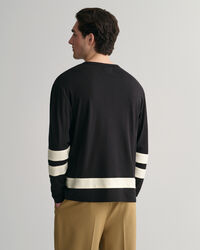 Script Graphic T-shirt met lange mouwen